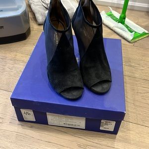 Aquazzura sandal booties with mesh detail size 37 with box!